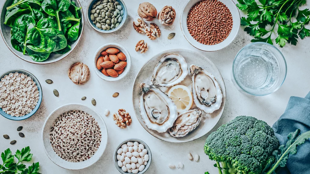 Aliments riches en magnésium et en zinc pour combler ses apports